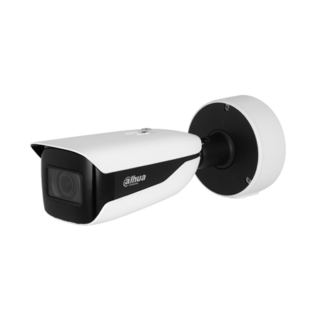 IP Bullet 12-Megapixel WIZMIND X 2,7-12-mm-Objektiv. H.265+ , Smart IR 4 LED 6 0M -Beleuchtung , Tag/Nacht (ICR), WDR – Digital , Künstliche Intelligenz, Videoanalyse, Personenzählung, Gesichtserkennung , Perimeterschutz, ANPR (Kennzeichung erkennung), intelligente Suche , Audio, Alarm, MicroSD-Steckplatz, IP67, IK10