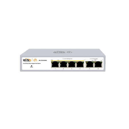 Cloud-verwalteter 4-Port-Gigabit-PoE-Switch